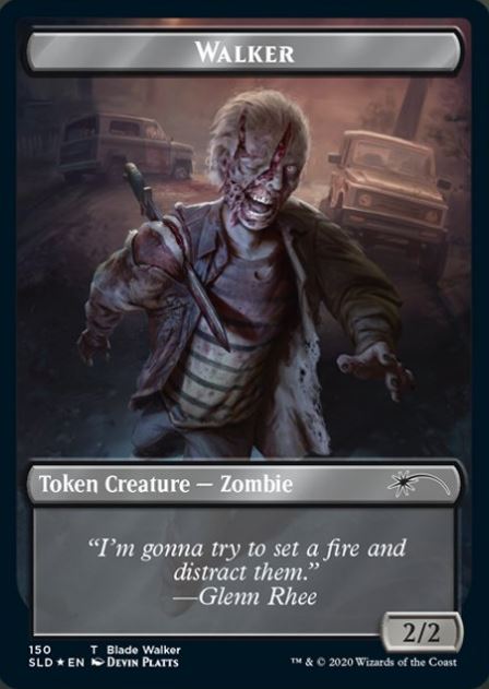 マジック：ザ・ギャザリングMTG SecretLair×THE WALKING DEAD 4個