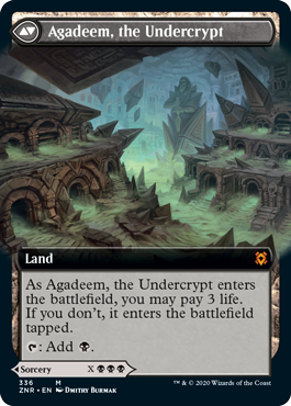 Black Gets Modal Double-Faced Mythic In Agadeem's Awakening - Star