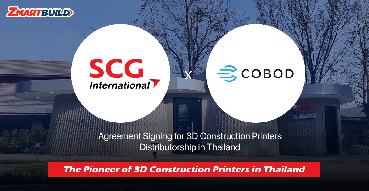 scg international and COBOD signing ceremony