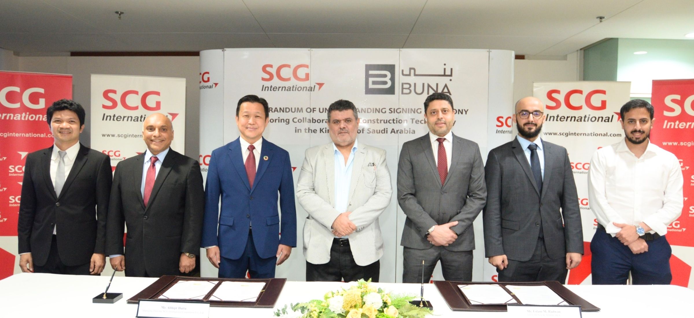 SCG International Join forces with BUNA to develop green construction in Saudi Arabia