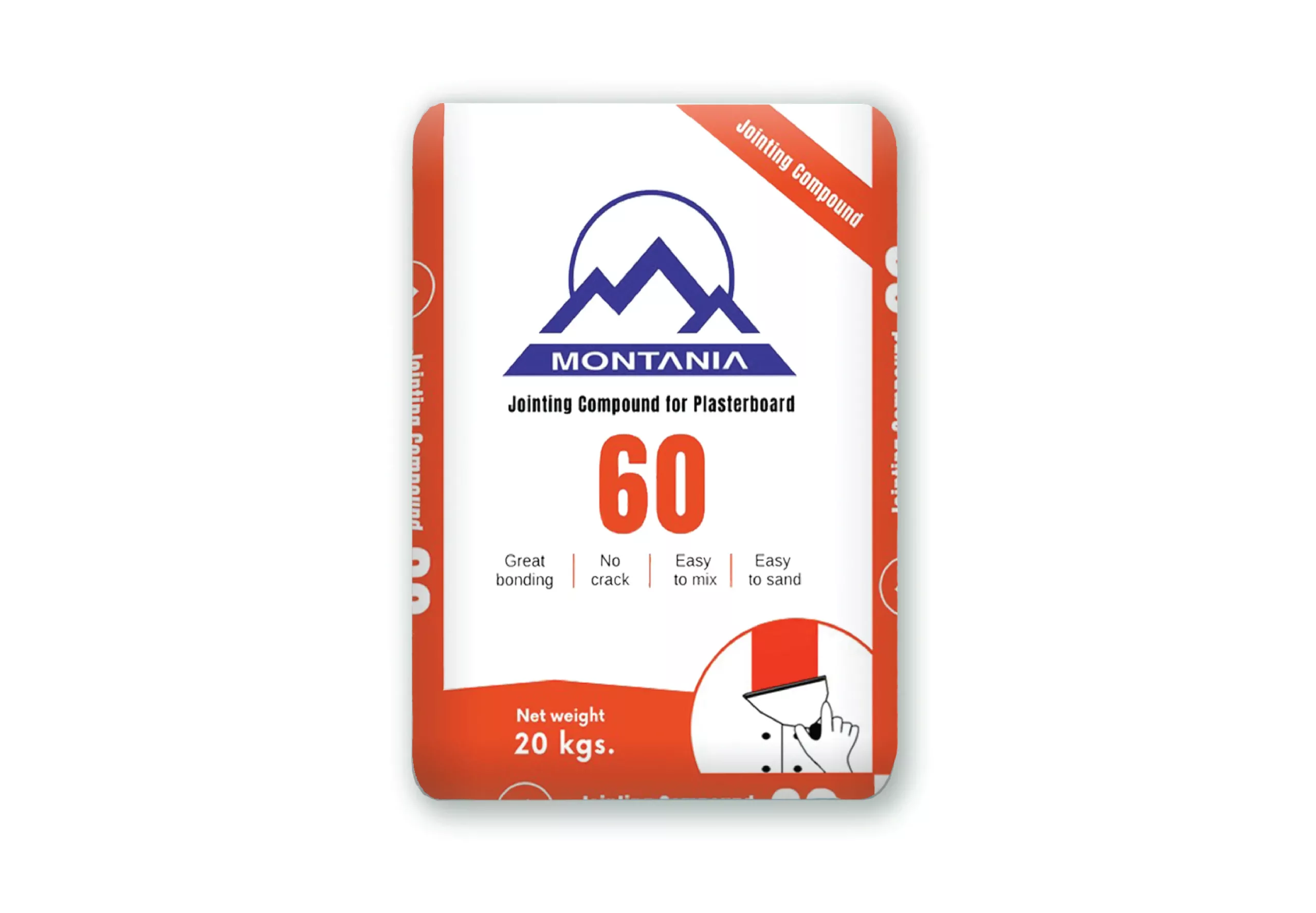 Montania Plasterboard Jointing Compound by SCG International