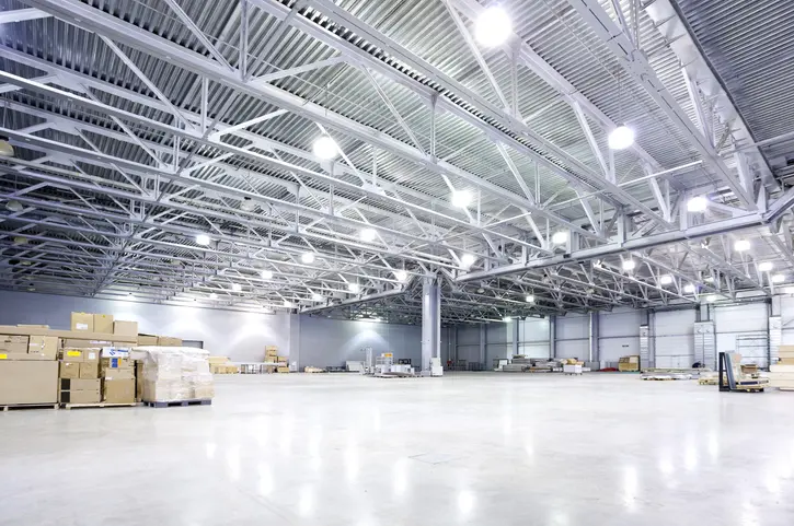 LED lighting system of warehouse