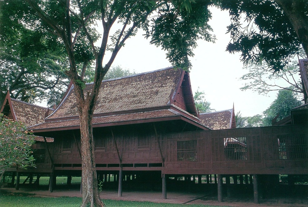 พระตำหนักทับขวัญ เรือนเครื่องสับ เรือนไทยโบราณ