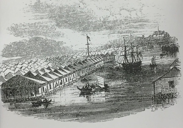 เรือนแพ รัชกาลที่ 3 แม่น้ำเจ้าพระยา