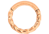 Twisted Click Baby (Rose Gold, Ø=6mm)