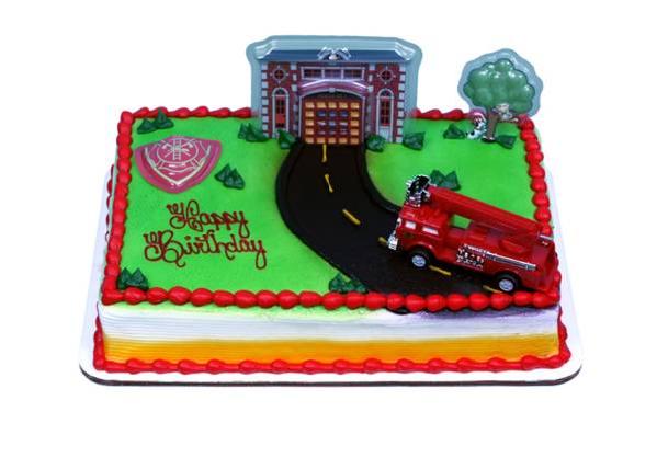 Fire Truck Decorative Baking in Fire Truck Party Supplies - Walmart.com