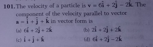 The Velocity Of A Particle Is Mathbf V 6 Hat Mathbf I Scholr