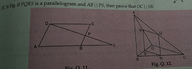 In Fig If Pqrs Is A Parallelogram And Ab Ps Then Prove T Scholr