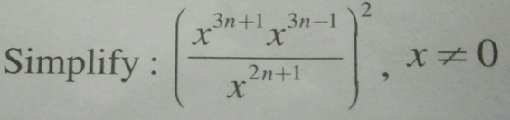 Simplify Left Frac X 3 N 1 X 3 N 1 X 2 N 1 Right Scholr