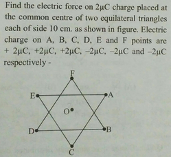 Find The Electric Force On 2mc Charge Placed At The Common C Scholr