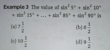 Example 3 The Value Of Sin2 5 Sin2 10 Sin290 Is Sin2 15 Scholr