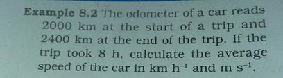 Example 8 2 The Odometer Of A Car Reads 00 Km At The Start Scholr