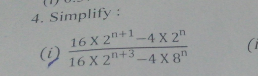 4 Simplify 16 X 2n 1 I Scholr