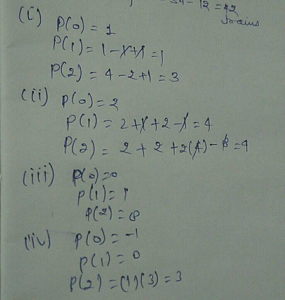 Iii X 2 Find P 0 P 1 And P 2 For Each Of The Following Scholr