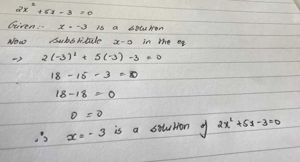 2 Exa Amine Whether X3 Is A Solution To The Equation 2x Scholr