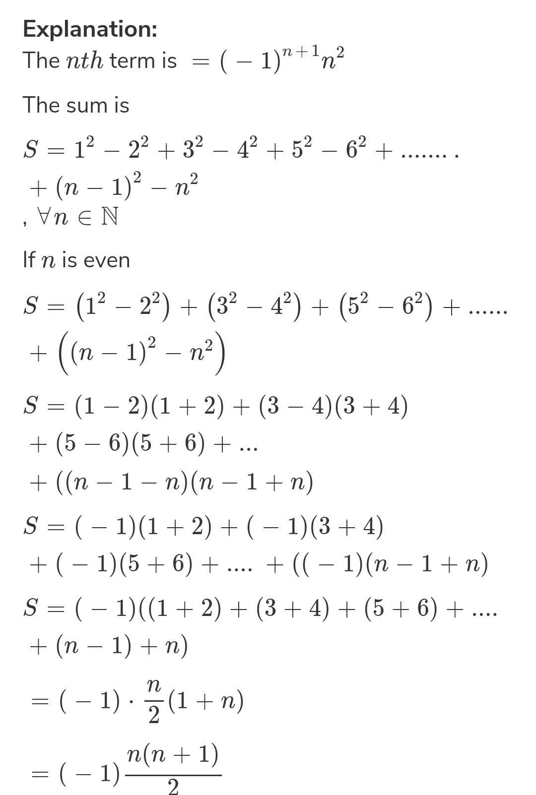 Mple 2 17 Find The Sum Of The First 2n Terms Of The Followin Scholr