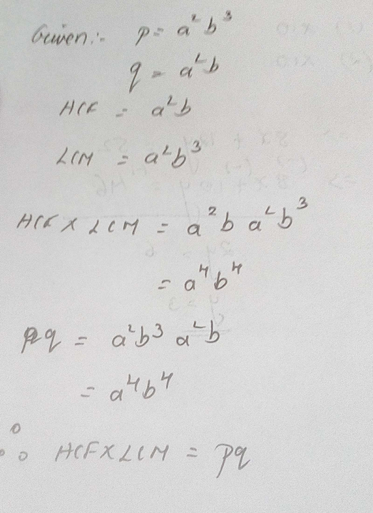 If Two Positive Integers P And Q Are Written As P A B And Q Scholr