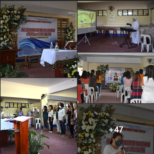 The induction and oath-taking ceremony of the newly elected GPTC and Homeroom Officers