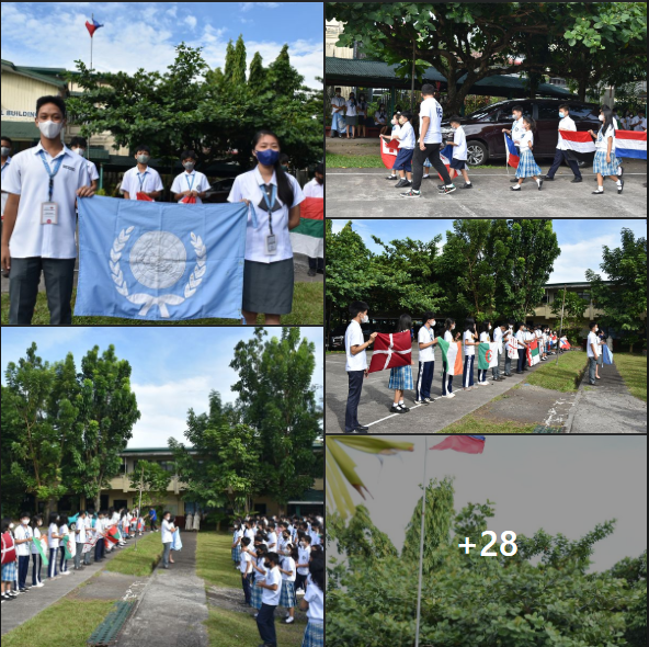 Catholic Central School of Tabaco, Albay, Inc. officially launched the UN celebration.