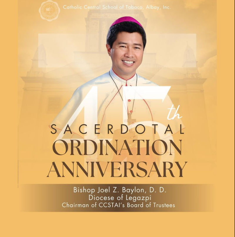 Happy 45th Sacerdotal Ordination Anniversary, Most Rev. Joel Z. Baylon!