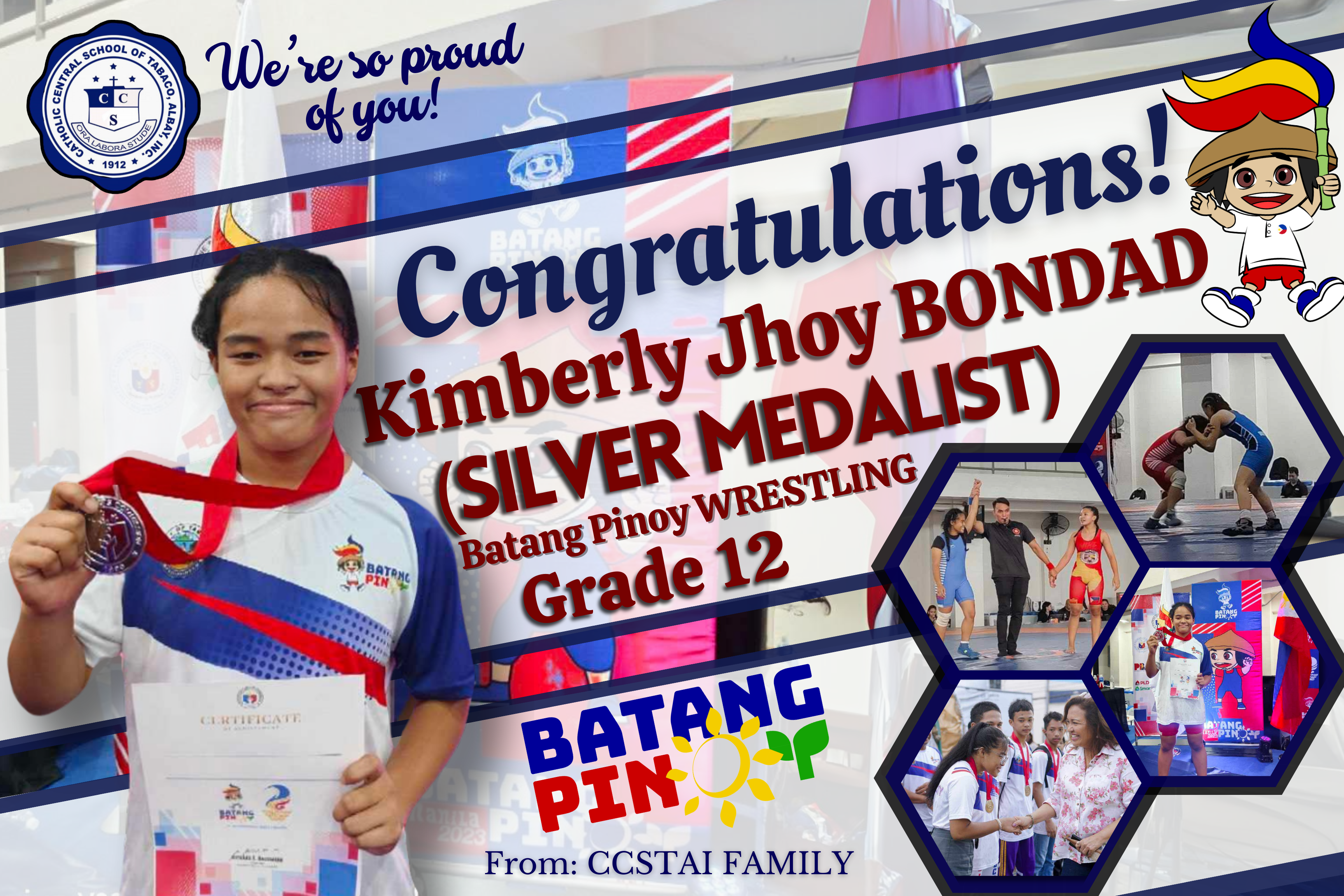 Kimberly Jhoy Bondad, Silver Medalist!