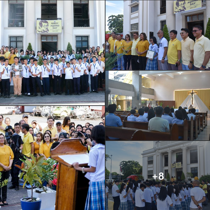 Grade 8 students of Catholic Central School of Tabaco Albay Inc. (CCSTAI)