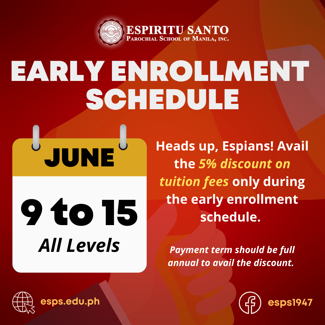 Early Enrollment Schedule