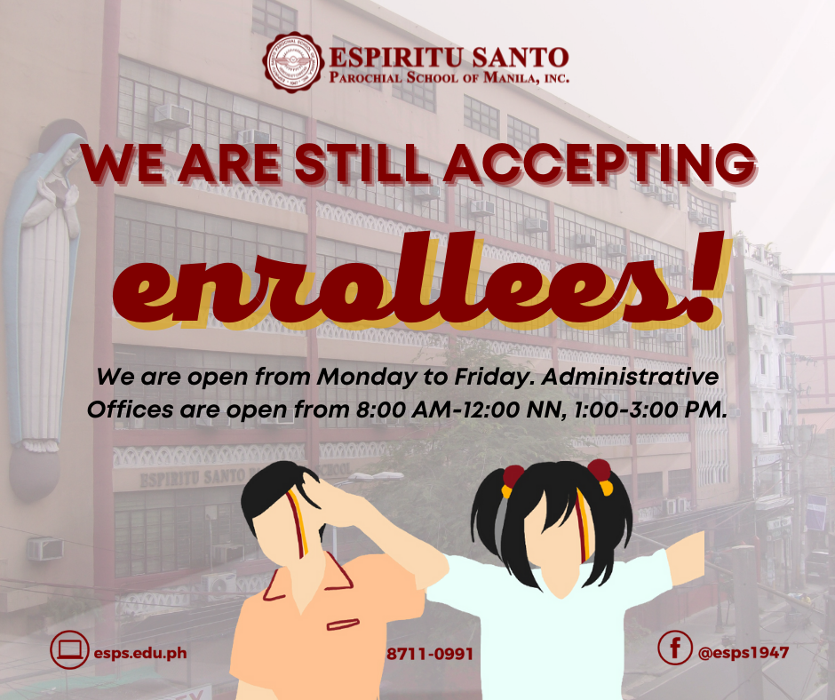 We are still accepting enrollees! 