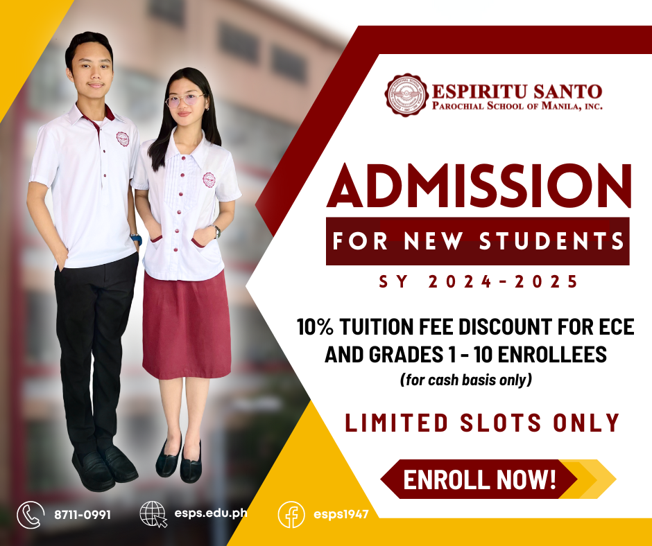 Admission is now open!