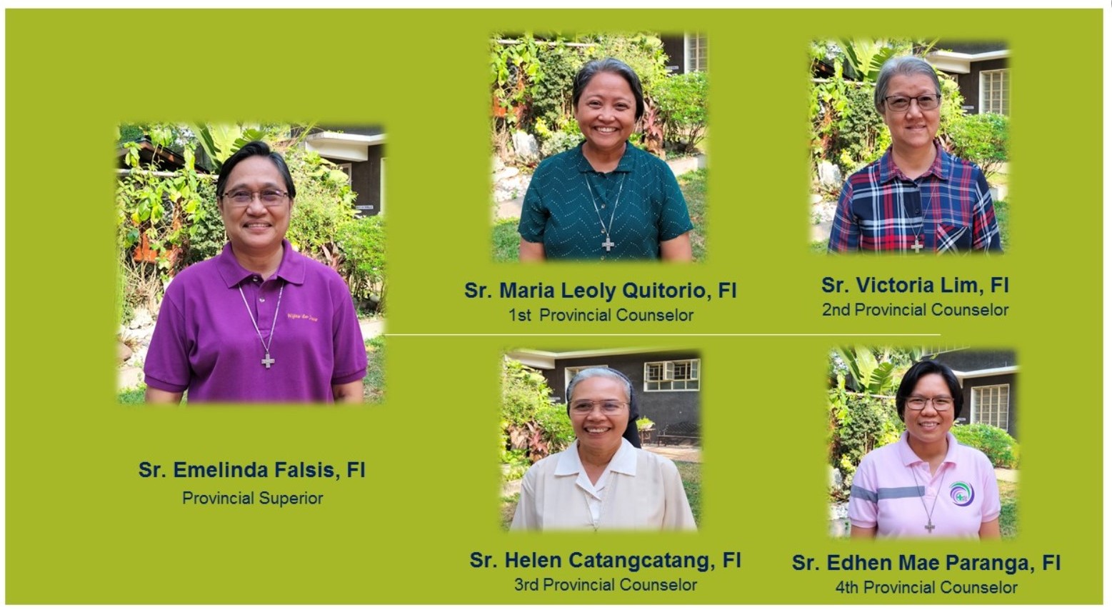 THE NEW PROVINCIAL GOVERNMENT OF  THE HIJAS DE JESÚS INDICO-PACIFIC