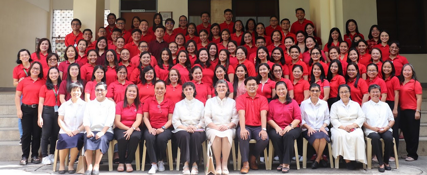 MO. GENERAL VISITS SACRED HEART SCHOOL - HIJAS DE JESUS, CEBU, PHILIPPINES