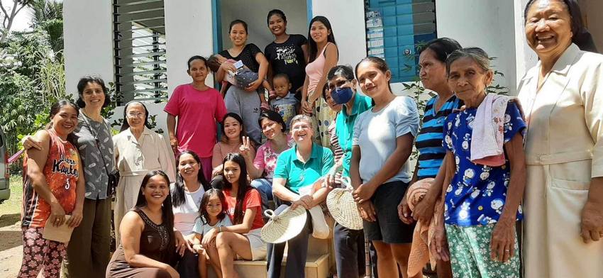 The VISIT of Mother General, Graciela Francovig, and General Counselor Maria Teresa Pinto in El Savador, Misamis Oriental, Mindanao