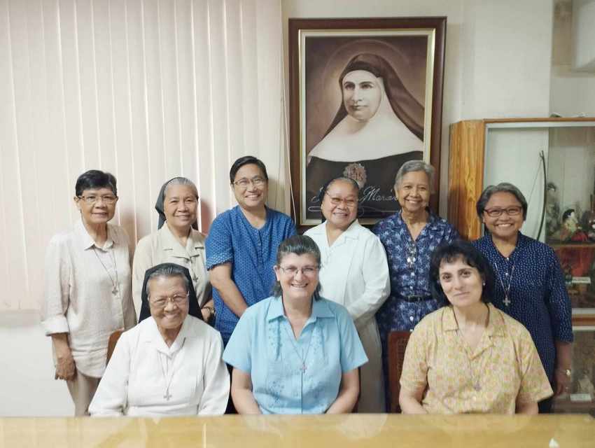 SR. GRACIELA MEETS THE PROVINCIAL SUPERIOR OF THE INDICO-PACIFIC PROVINCE AND THE LOCAL SUPERIORS OF THE PHILIPPINE REGION