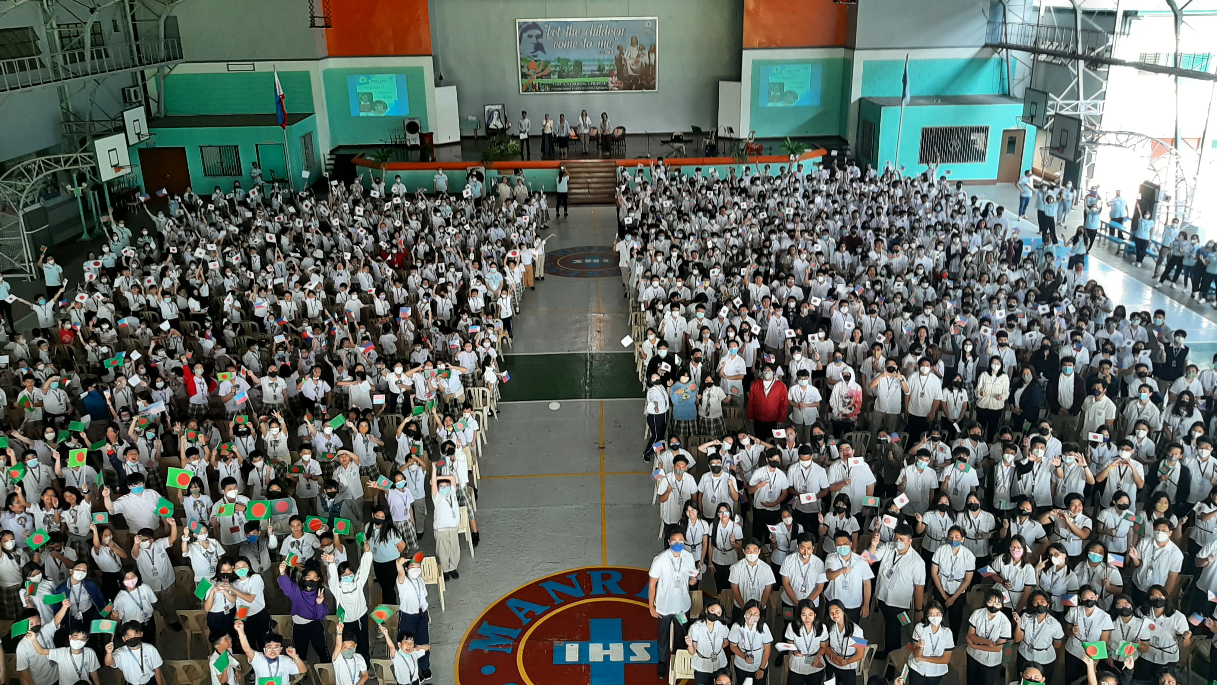 Mother General Graciela Francovig, FI Visits Manresa School