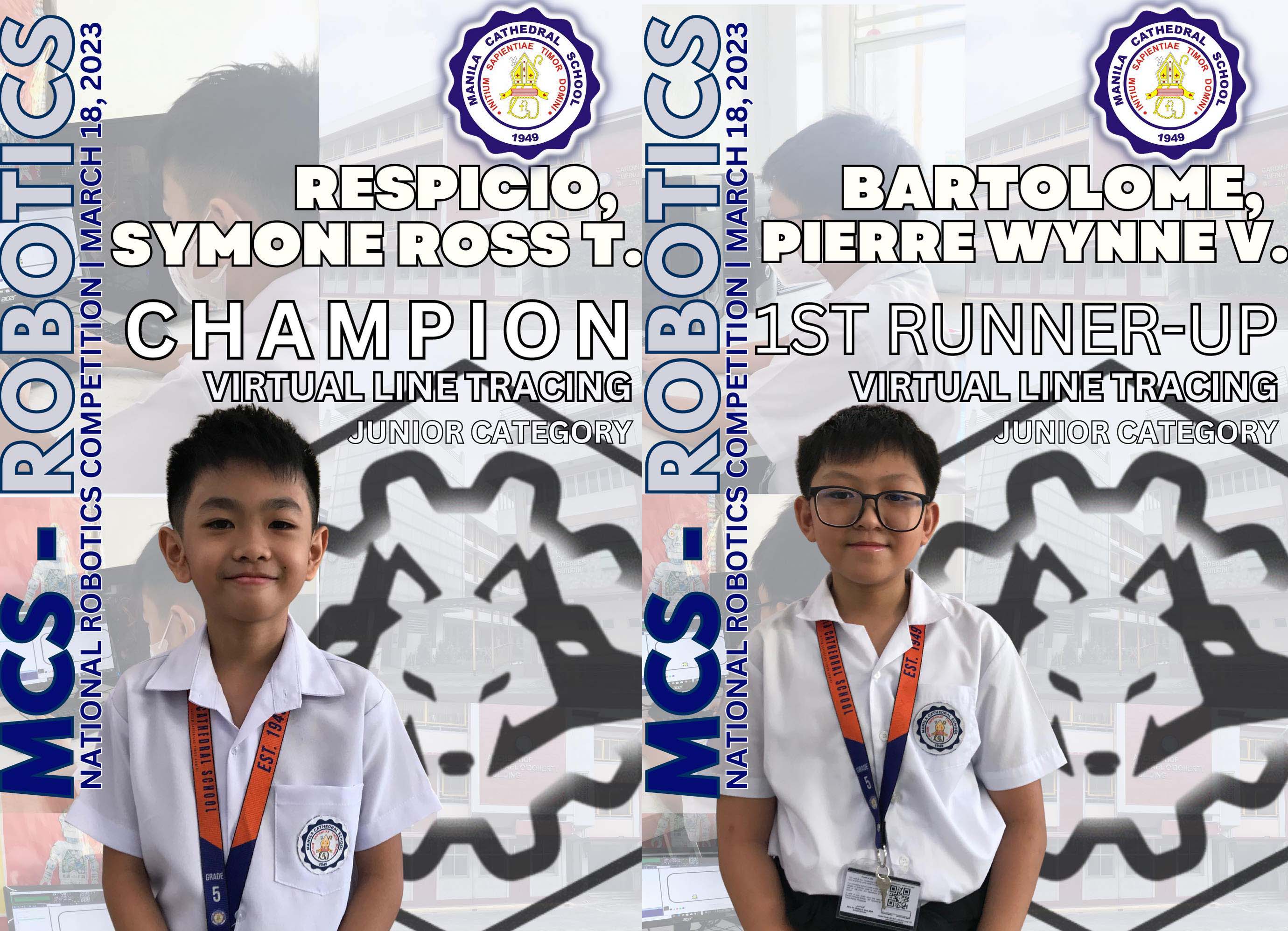 Warmest Congratulations to the MCS Robotics Team for participating and winning in the recently concluded Virtual National Robotics Competion 2023!  Your perseverance and coding skills are truly outsta