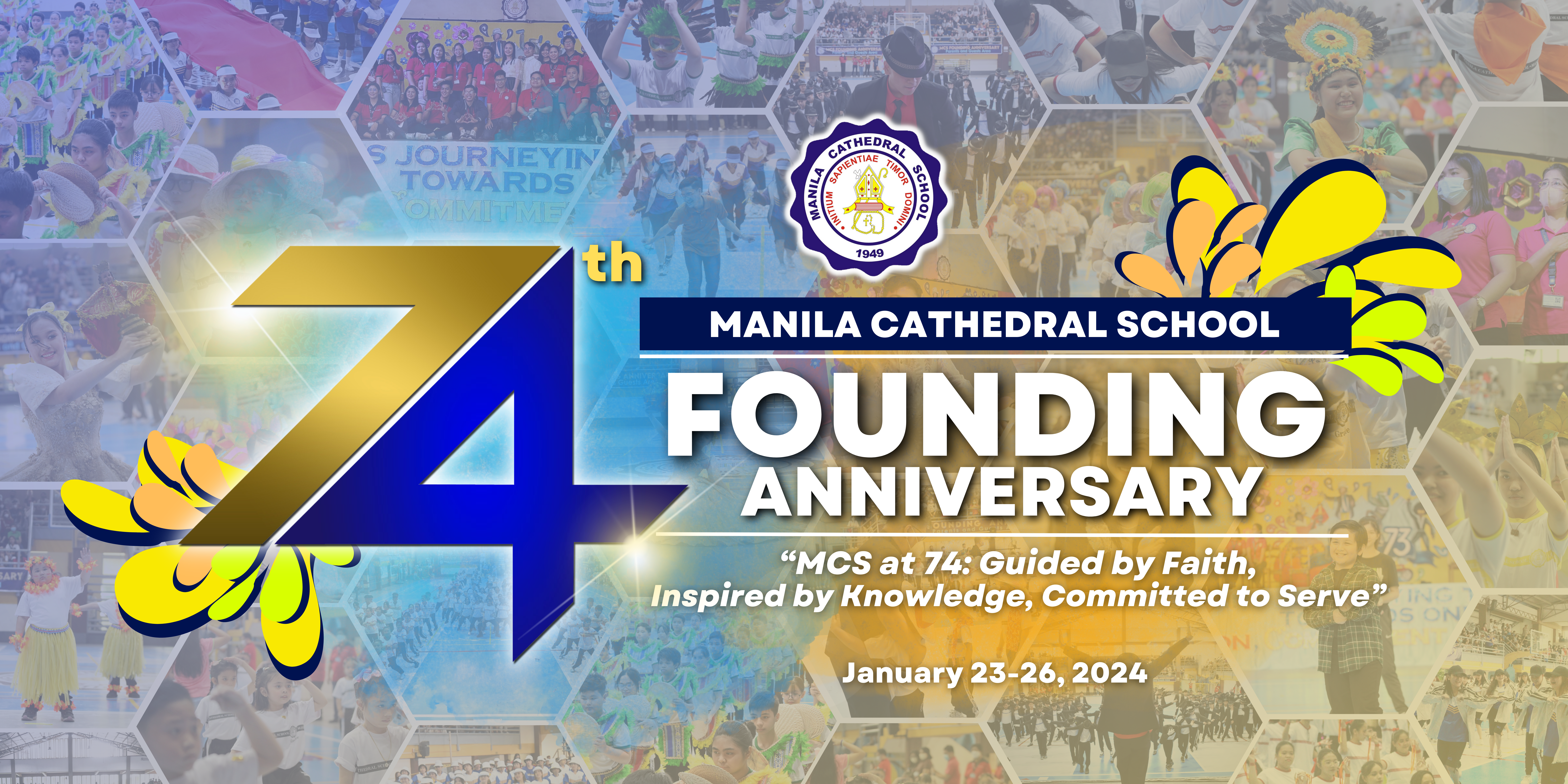 “MCS at 74: Guided by Faith,  Inspired by Knowledge, Committed to Serve”