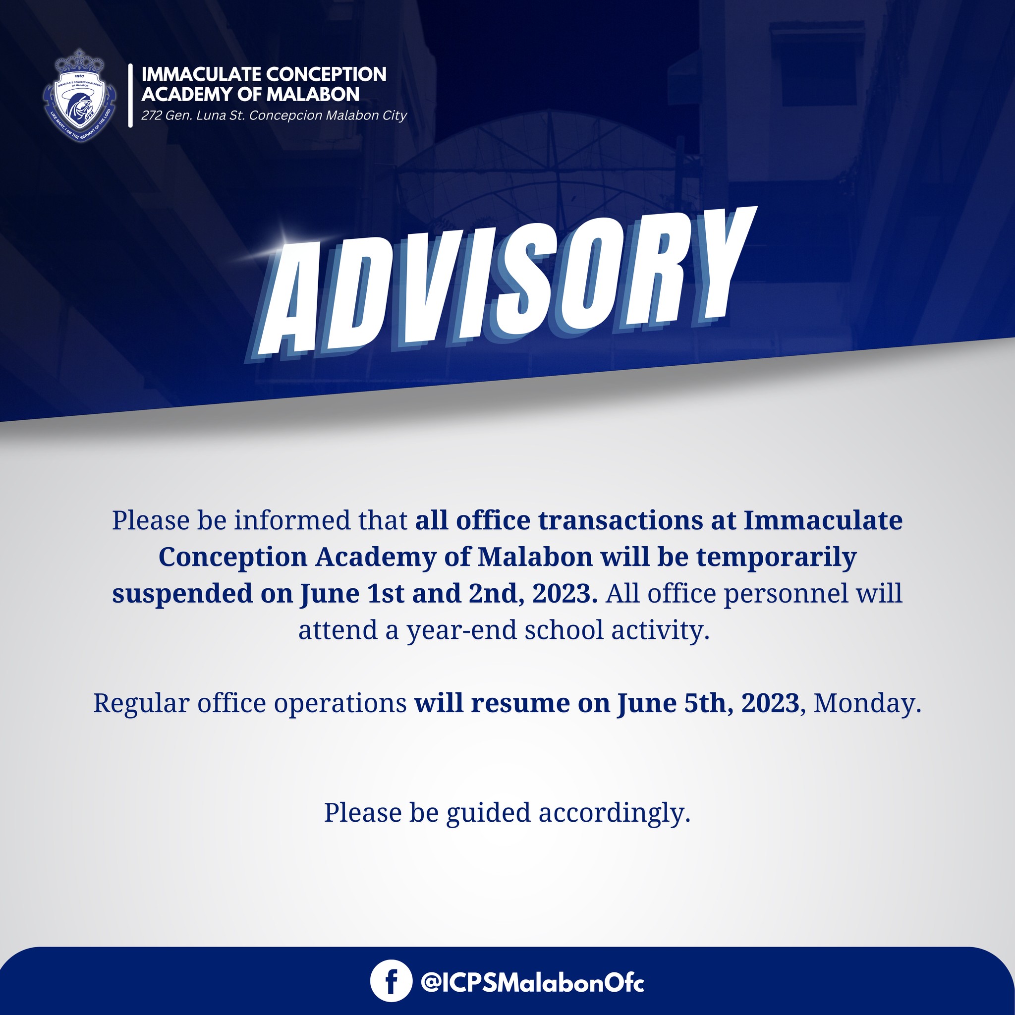 ICAM ADVISORY