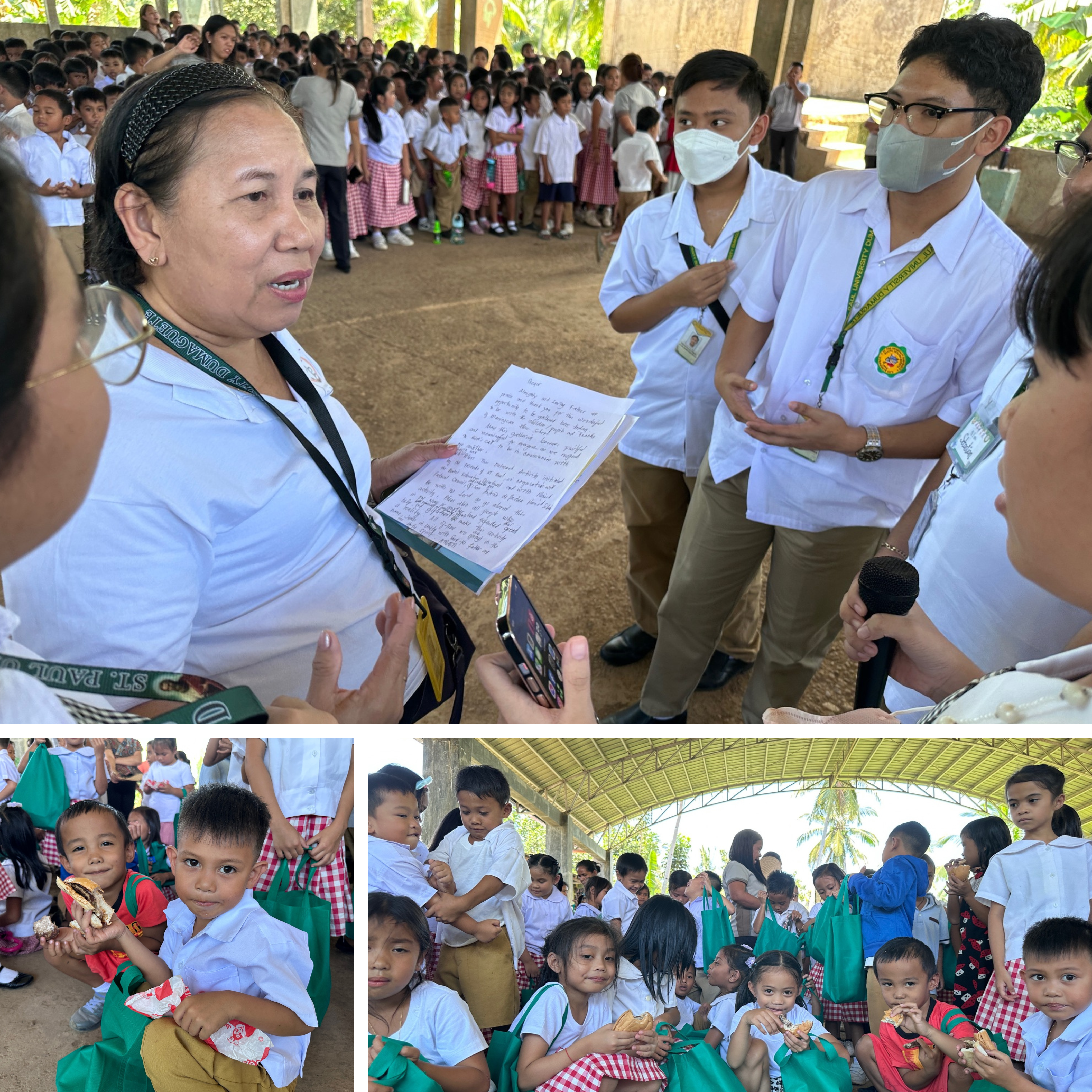 SPU Dumaguete - Friends of St. Paul conducts outreach activity