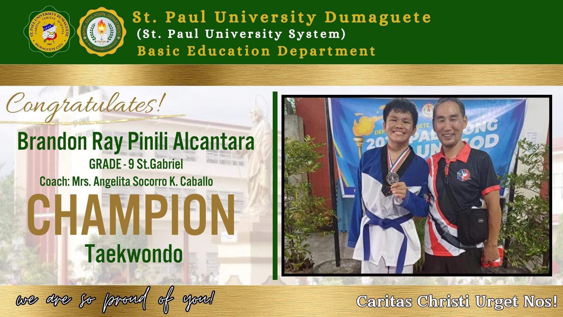 These Paulinian student athletes showed their talent and tenacity, exhibiting dedication, camaraderie, and love for the sport