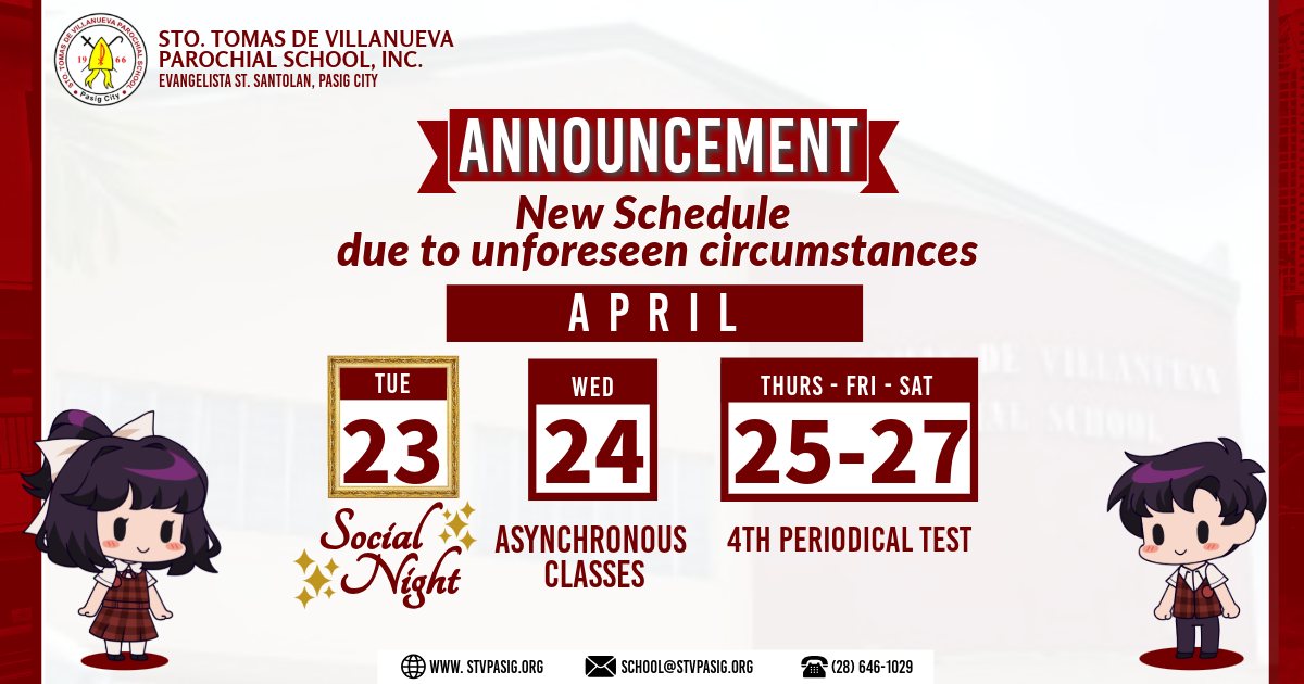 HEADS UP, STVians!