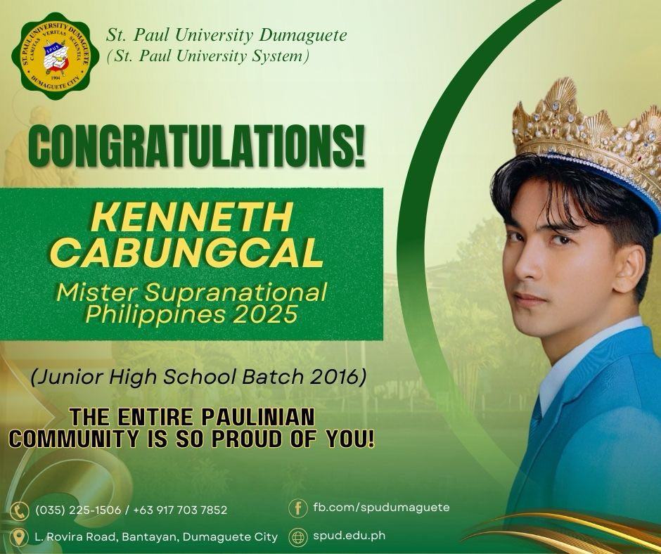 Congratulations, Kenneth Cabungcal!