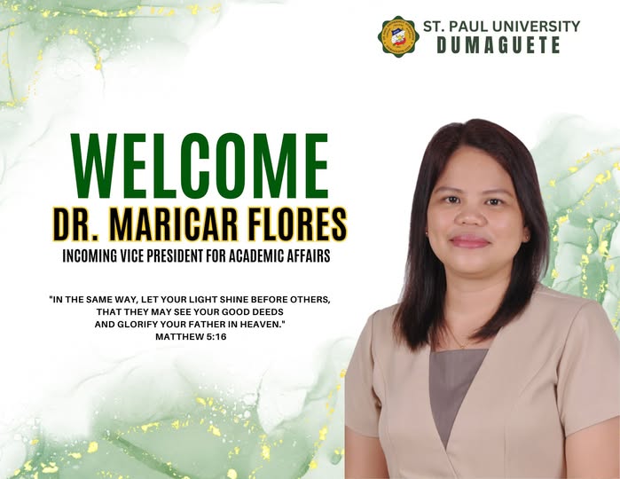 A Warm Welcome to Our New Vice President for Academic Affairs – Dr. Maricar Flores
