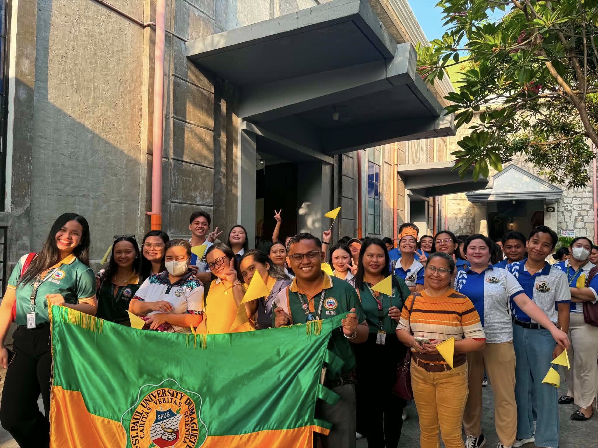 St. Paul University Dumaguete proudly joins the Opening Program of the 32nd Founding Anniversary of Commission on Higher Education and the 6th National Higher Education Day held at NORSU Main Gymnasiu
