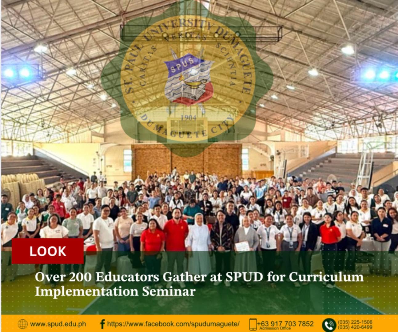 Over 200 Educators Gather at SPUD for Curriculum Implementation Seminar