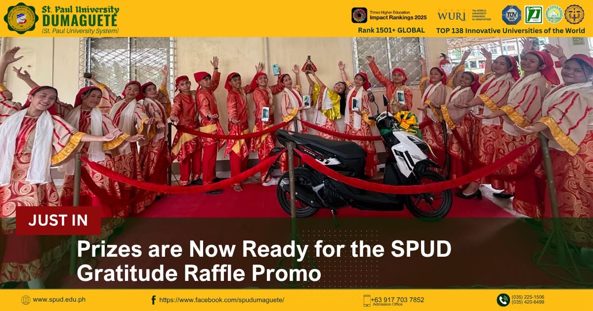 The Wait is Over! Prizes are Now Ready for the SPUD Gratitude Raffle Promo!
