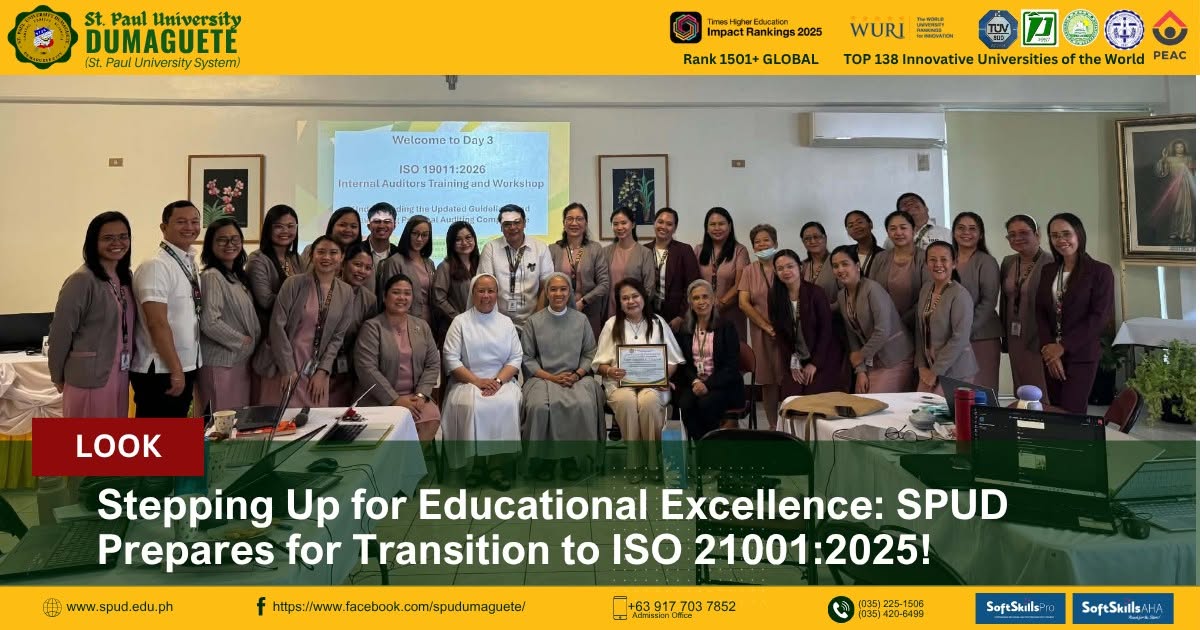Stepping Up for Educational Excellence: SPUD Prepares for Transition to ISO 21001:2025!