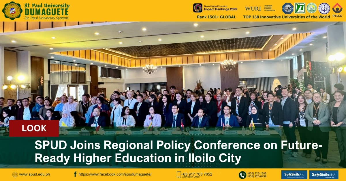 SPUD Joins Regional Policy Conference on Future-Ready Higher Education in Iloilo City