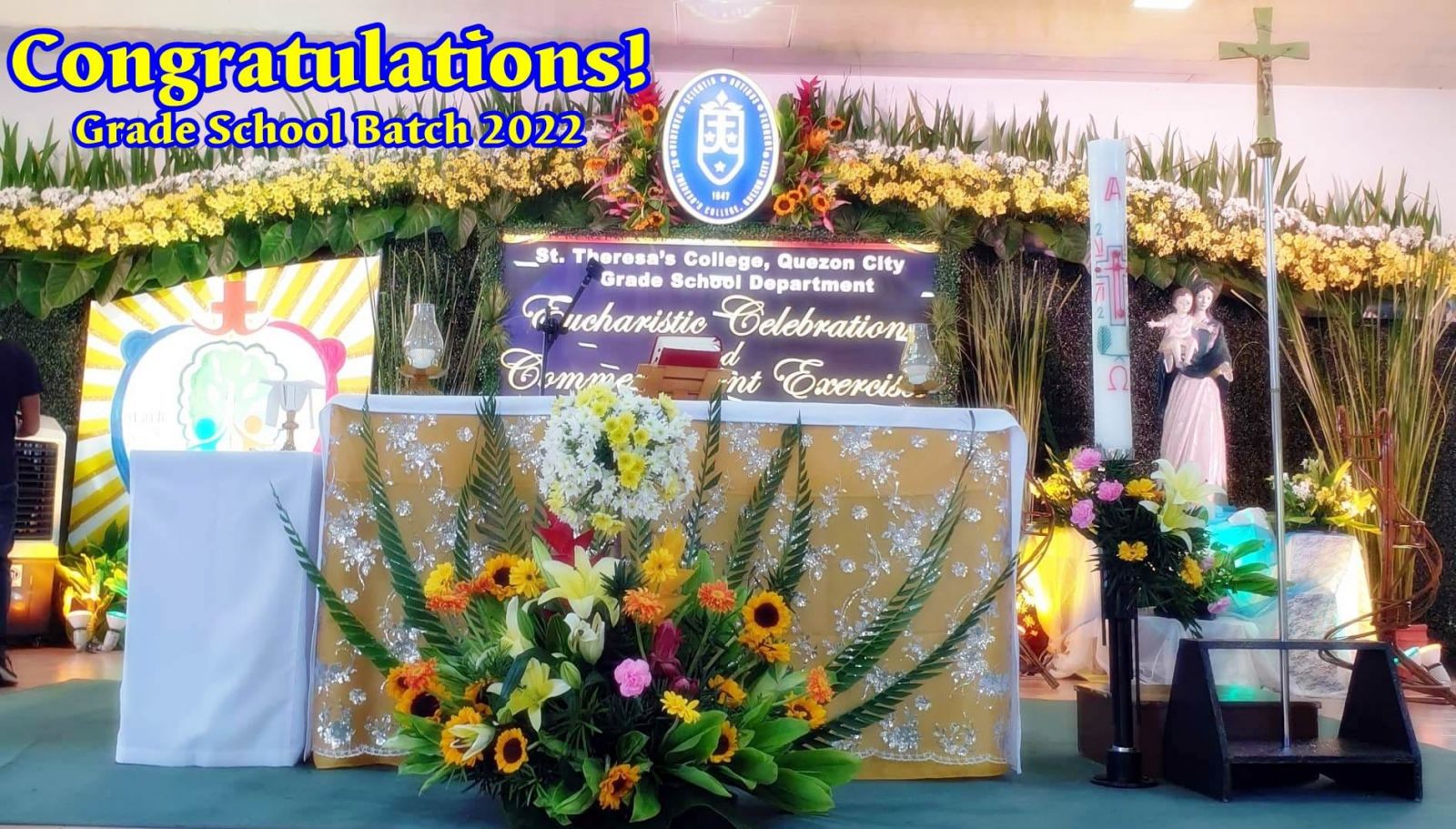 CONGRATULATIONS! GRADE SCHOOL BATCH 2022