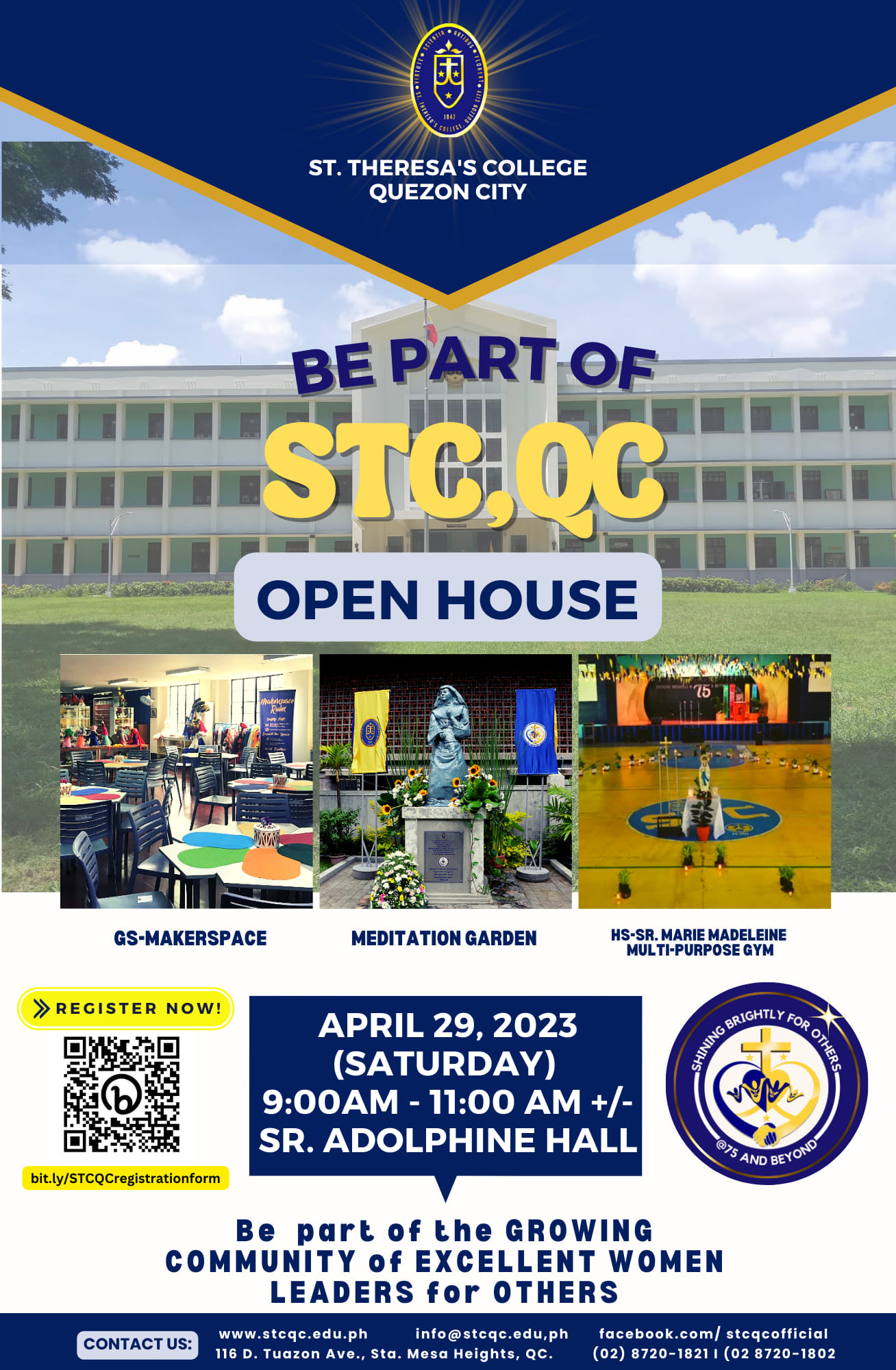 Register Now for the Open House (April 29, 2023)