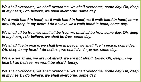 we shall overcome